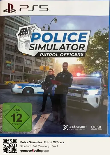 Police Simulator: Patrol Officers PlayStation 5, Germany box front