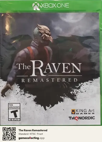 The Raven Remastered Xbox One, NTSC box front