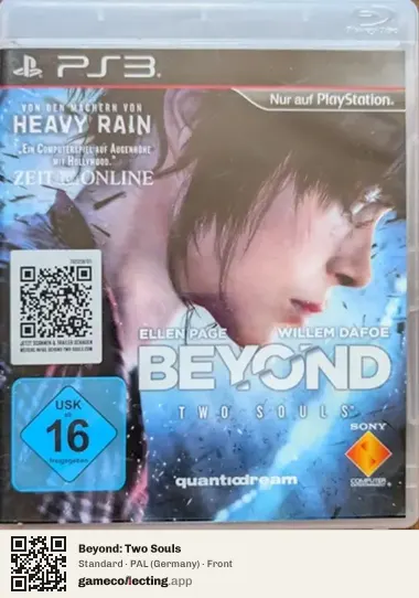 Beyond: Two Souls PlayStation 3, Germany box front