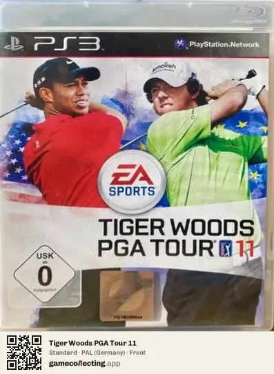 Tiger Woods PGA Tour 11 PlayStation 3, Germany box front