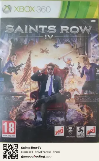 Saints Row IV Xbox 360, France box front