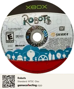 Robots Xbox, NTSC disc