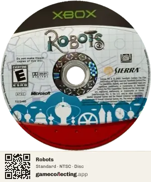 Robots Xbox, NTSC disc