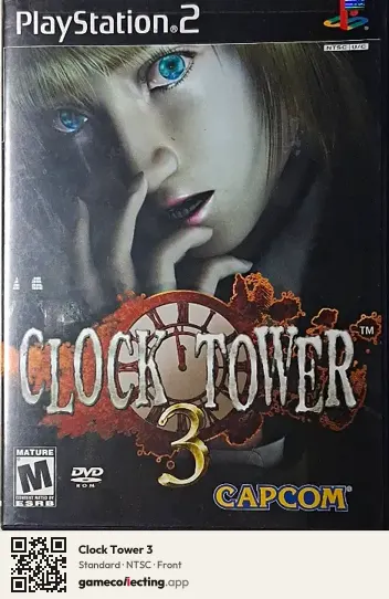 Clock Tower 3 PlayStation 2, NTSC box front