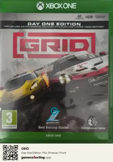 GRID Xbox One, France box front