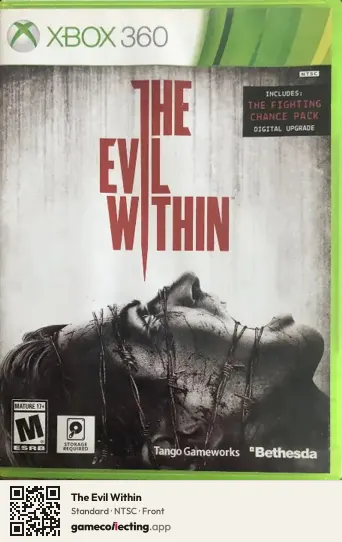 The Evil Within Xbox 360, NTSC box front