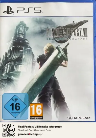 Final Fantasy VII Remake Intergrade PlayStation 5, Germany box front
