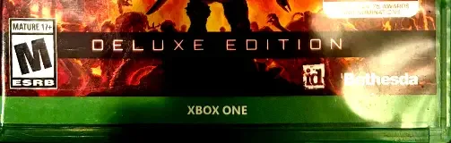 Doom Eternal, the ESRB box on its front