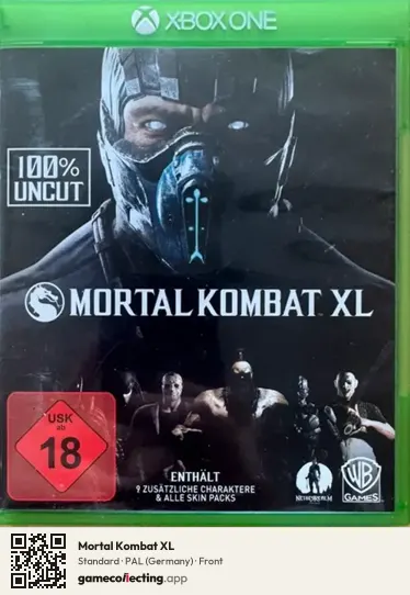 Mortal Kombat XL Xbox One, Germany box front