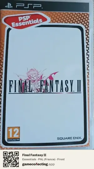 Final Fantasy II PlayStation Portable, France box front
