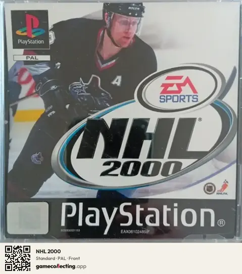 NHL 2000 PlayStation, PAL box front