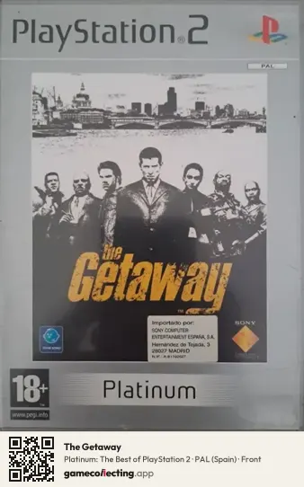 The Getaway PlayStation 2, Spain box front
