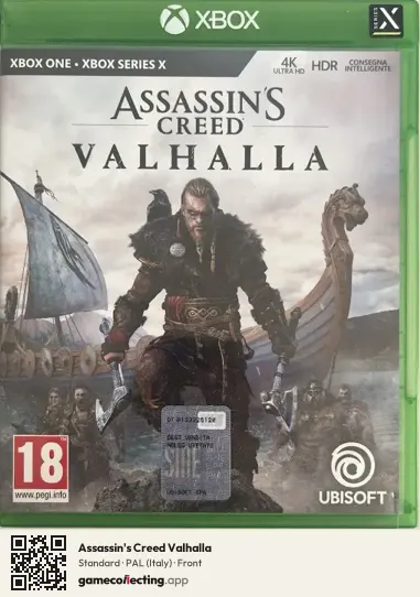 Assassin's Creed Valhalla Xbox One, Italy box front