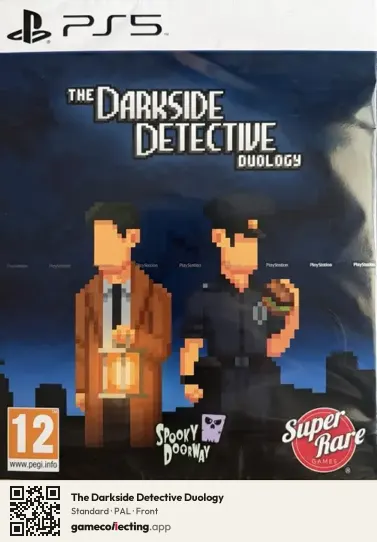 The Darkside Detective Duology PlayStation 5, PAL box front
