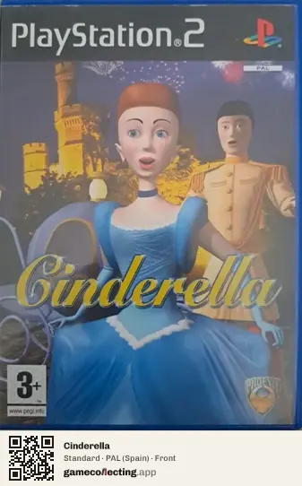 Cinderella PlayStation 2, Spain box front