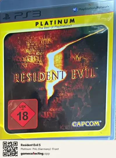 Resident Evil 5 PlayStation 3, Germany box front