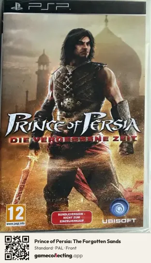 Prince of Persia: The Forgotten Sands PlayStation Portable, PAL box front