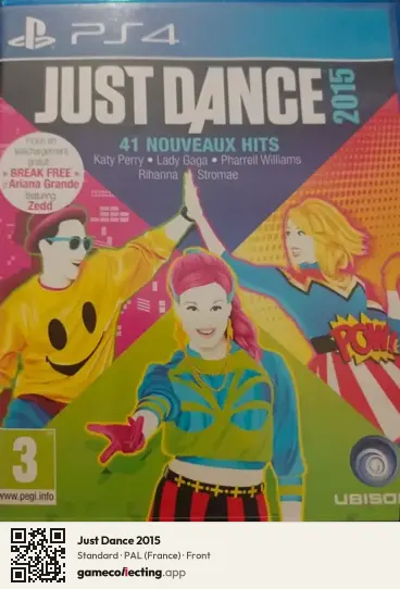 Just Dance 2015 PlayStation 4, France box front
