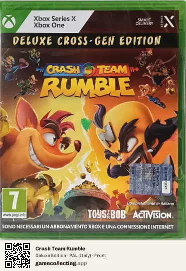Crash Team Rumble Xbox Series X, Italy box front