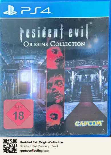Resident Evil: Origins Collection PlayStation 4, Germany box front