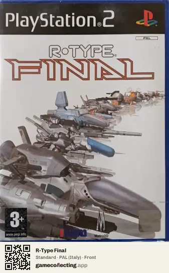 R-Type Final PlayStation 2, Italy box front