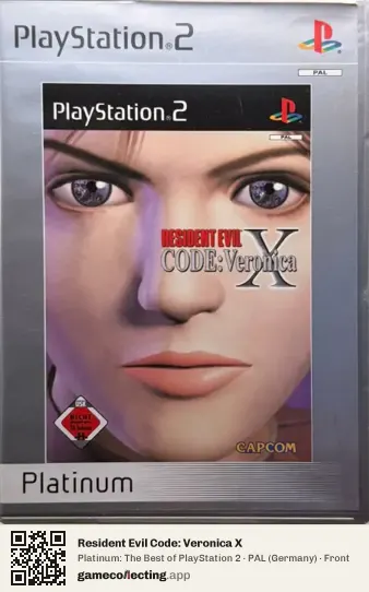 Resident Evil Code: Veronica X PlayStation 2, Germany box front