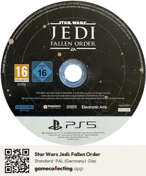 Star Wars Jedi: Fallen Order PlayStation 5, PAL disc