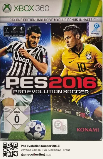 Pro Evolution Soccer 2016 Xbox 360, Germany box front