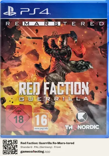 Red Faction: Guerrilla Re-Mars-tered PlayStation 4, Germany box front