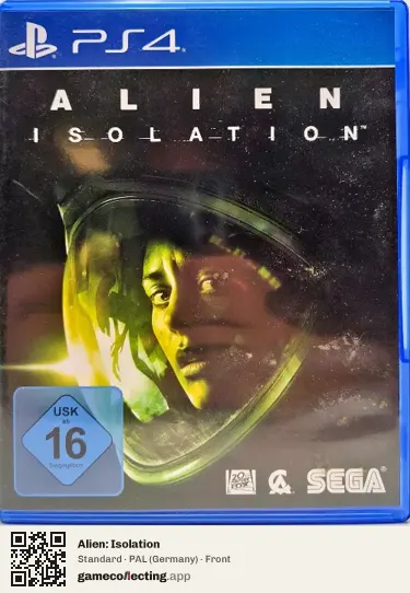 Alien: Isolation PlayStation 4, Germany box front