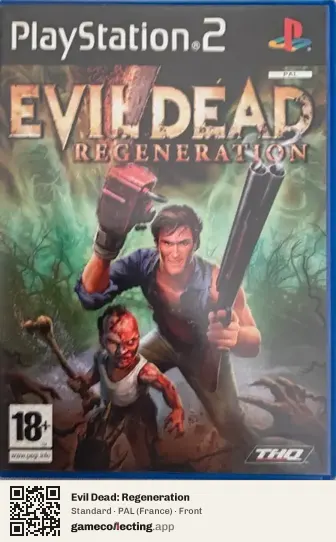 Evil Dead: Regeneration PlayStation 2, France box front