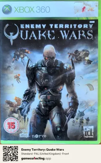 Enemy Territory: Quake Wars Xbox 360, United Kingdom box front
