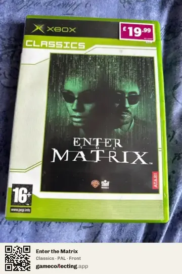 Enter the Matrix Xbox, PAL box front