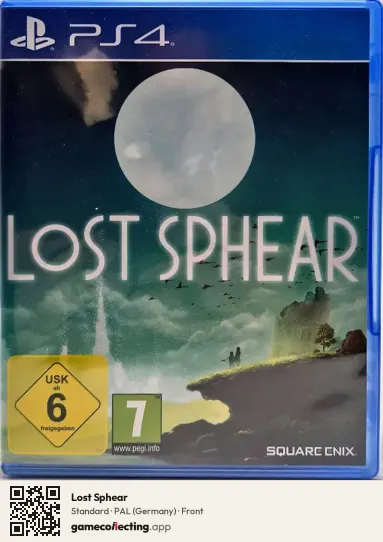 Lost Sphear PlayStation 4, Germany box front
