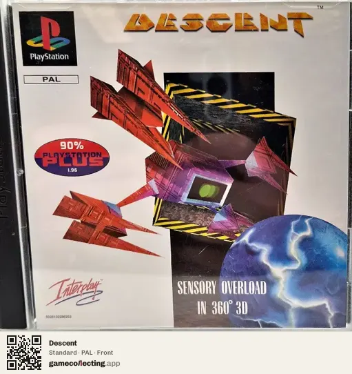Descent PlayStation, PAL box front