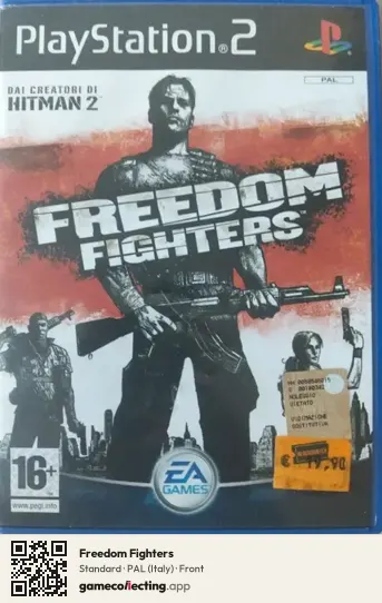 Freedom Fighters PlayStation 2, Italy box front