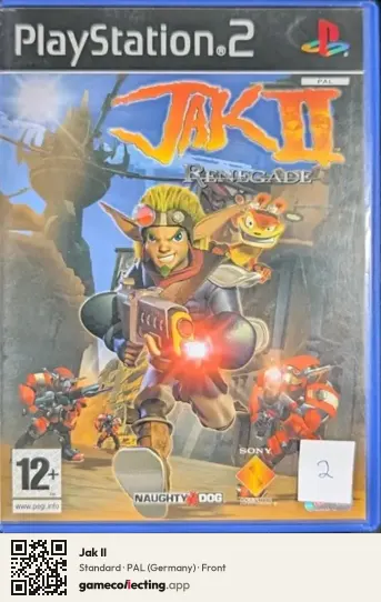 Jak II PlayStation 2, Germany box front