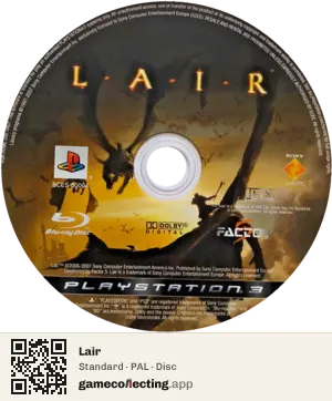 Lair PlayStation 3, PAL disc