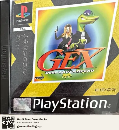 Gex 3: Deep Cover Gecko PlayStation, Germany box front