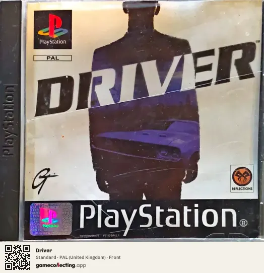Driver PlayStation, United Kingdom box front