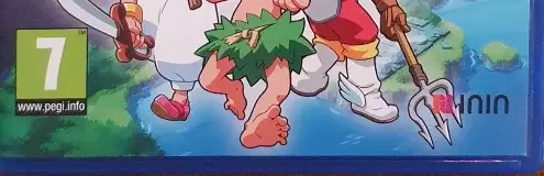 Wonder Boy Collection, the PEGI square on its front