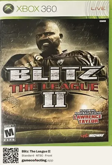 Blitz: The League II Xbox 360, NTSC box front