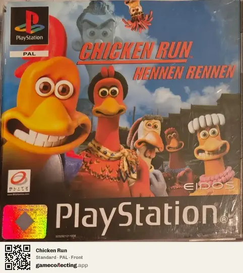 Chicken Run PlayStation, PAL box front