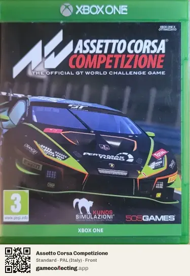 Assetto Corsa Competizione Xbox One, Italy box front