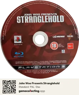 John Woo Presents Stranglehold PlayStation 3, PAL disc