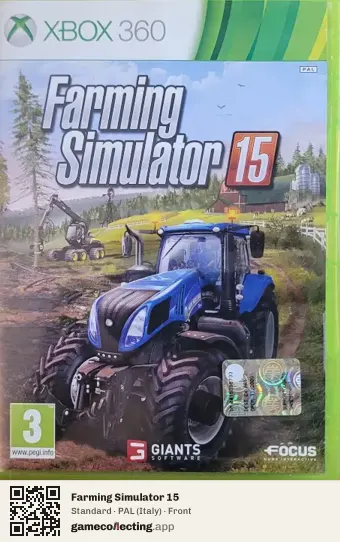 Farming Simulator 15 Xbox 360, Italy box front