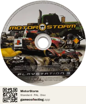 MotorStorm PlayStation 3, PAL disc