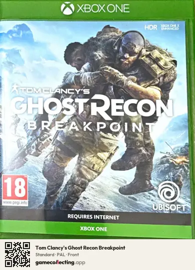Tom Clancy's Ghost Recon Breakpoint Xbox One, PAL box front