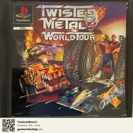 Twisted Metal 2 PlayStation, PAL box front