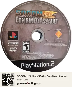 SOCOM U.S. Navy SEALs: Combined Assault PlayStation 2, NTSC disc